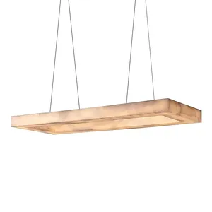 Lustre moderne en marbre chinois, entièrement à LED, <span class=keywords><strong>pour</strong></span> salle à manger, hôtel, chambre, îlot de cuisine - Product Image 6