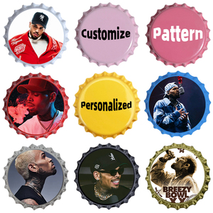 จี้ฝาขวดโลหะ รับทำลวดลายเฉพาะตัว สำหรับตกแต่งเคสมือถือ ของตกแต่งงานฝีมือ DIY - Product Image 3