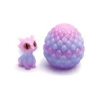 Juguete de Huevo de Dragón con Temática Animal, Impreso en 3D, con Dragón Bebé Articulado, Antiestrés, Decoración de Escritorio, Regalo Unisex