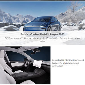 รถยนต์ไฟฟ้ามือสอง Tesla Model Y Long Range All-Wheel Drive สีเทาเข้ม ปี 2024 แบบ 5 ประตู 5 ที่นั่ง SUV พวงมาลัยซ้าย ขนาดล้อ R15 จากจีน - Product Image 6