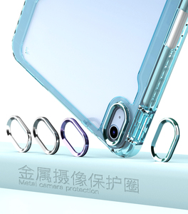 Custodie Trasparenti in Acrilico <span class=keywords><strong>per</strong></span> <span class=keywords><strong>iPad</strong></span> 10a Gen 10.9'' 2022 e <span class=keywords><strong>iPad</strong></span> A16 11a Gen 2025 con Slot <span class=keywords><strong>per</strong></span> Pencil, <span class=keywords><strong>Cover</strong></span> Ultra Sottile in Metallo con Protezione Fotocamera - Product Image 3