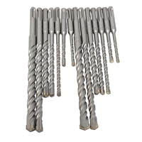 Foret de centrage à double cannelure 40Cr, finition sablée, 3mm/4mm/5mm/6mm/8mm/10mm/12mm/14mm/16mm/18mm/20mm, avec étui de rangement pour perçage