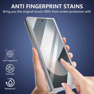 <span class=keywords><strong>Coque</strong></span> de téléphone magnétique pliante de glace pour Samsung Z fold 3/4/5/6 boutons en métal couverture de téléphone portable en verre pour Galaxy z Flip 3/4/5/6 - Product Image 2