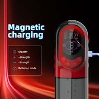 Pompe d'agrandissement électrique magnétique ABS+Silicone à 5 vitesses, pompe d'agrandissement du pénis pour homme, jouet sexuel pour adulte - Vente Flash