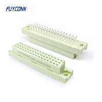 Connecteur femelle de type B 3*16P 332 348 DIN 41612 avec bornes droites, PCB vertical 3 rangées 32 broches 48 broches Connecteur Euro DIN41612