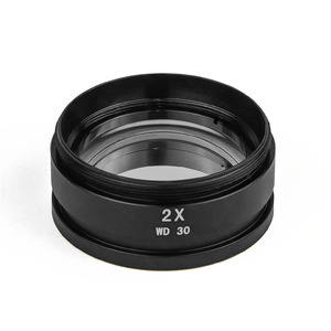 Objectif de microscope stéréo WD30, zoom, <span class=keywords><strong>lentille</strong></span> de <span class=keywords><strong>Barlow</strong></span> 2X - Product Image 2