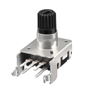 Ec12 RGB 按钮开关 LED 旋转编码器 迷你增量传感器 轴式音频音量控制 数字电位器制造商 - Product Image 4