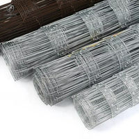 Malla de Alambre Galvanizado para Cercas de Campo, Malla Resistente para Cercas Agrícolas para Ovejas, Cabras y Ganado