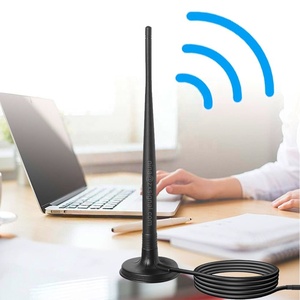 เสาอากาศสปริง824 ~ 2960MHz <span class=keywords><strong>GSM</strong></span> 3G 4G LTE พร้อมขั้วต่อ SSMA ตัวผู้ฐานแม่เหล็กและสาย RG174โพลาไรซ์ในแนวตั้ง - Product Image 1