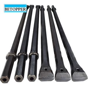 Haste de Perfuração <span class=keywords><strong>Integral</strong></span> Hex22*108mm com Cabeça de Cinzel, Fabricada em Aço, para Perfuração de Rocha em Máquinas de Mineração - Product Image 3