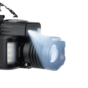 Lampe frontale étanche à induction Led Lumineux Portable de gros Puissant Type C <span class=keywords><strong>Zoom</strong></span> Rechargeable - Product Image 1