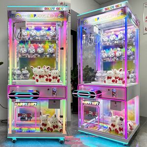 เครื่องตาข่ายแขวนตุ๊กตาเชิงพาณิชย์แบบโปร่งใสเต็มตัวเครื่องจับภายในขนาดใหญ่ใช้สำหรับจับเหรียญของเด็กทารก - Product Image 4