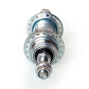 Roues de vélo avant/arrière en acier galvanisé – Axe à roulement scellé à visser, corps de moyeu HG, type écrou, durable, 36 rayons, BMX/MTB - Product Image 3