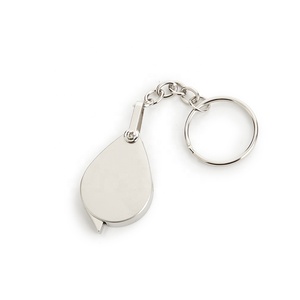 แว่นขยายพกพาแบบพับได้ 10 เท่า พร้อมพวงกุญแจ - Product Image 2