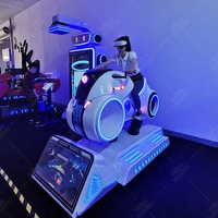 Réalité virtuelle 9D moto course jeu de conduite simulateur Vr course mouvement simulateur moteur voiture pour Vr investissement commercial