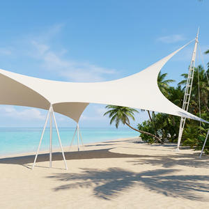 Nuova Tenda Impermeabile Resistente ai Raggi UV, Facile da Installare, Struttura a Membrana per Piazze Pubbliche - Product Image 4