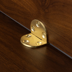 90 độ dày cổ kim loại hợp kim bản lề, bản lề đồng cho đồ nội thất tủ gỗ Hộp ngăn kéo nhà bếp phẳng Vòng góc bản lề - Product Image 5