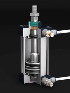 <span class=keywords><strong>Airtac</strong></span> الهواء هوائي اسطوانة sc 100 مللي متر القطر 200 مللي متر تتحمل لكمة - Product Image 3