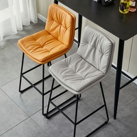 Tabouret de bar en métal de luxe léger pour café, restaurant, centre commercial et espaces commerciaux - Mobilier de bar personnalisable