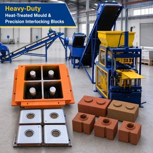 Macchina Automatica WT2-10 per la Produzione di Blocchi in Argilla con Controllo PLC, Attrezzatura per la Formatura di Mattoni da 3000kg - Product Image 4