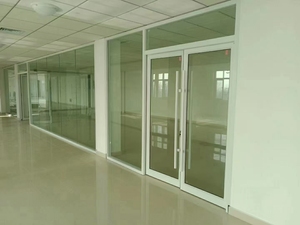 Design moderne américain Commercial KFC <span class=keywords><strong>Porte</strong></span> en aluminium Blanc vitré Devanture <span class=keywords><strong>d</strong></span>'<span class=keywords><strong>entrée</strong></span> pour l'avant Extérieur Parcs Villas - Product Image 5