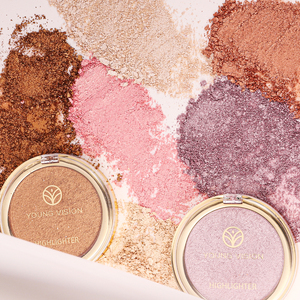 Mỹ phẩm làm nổi bật Bột làm sáng da mặt ánh mặt mỹ phẩm tự nhiên tốt trên khuôn mặt phát quang - Product Image 6