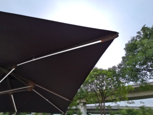 Energy Saving Outdoor Umbrella Patio Umbrellas Aluminium Outdoor <strong>Garden</strong> <strong>Parasol</strong> Beach Umbrella <strong>With</strong> Led <strong>Light</strong> - Product Image 3