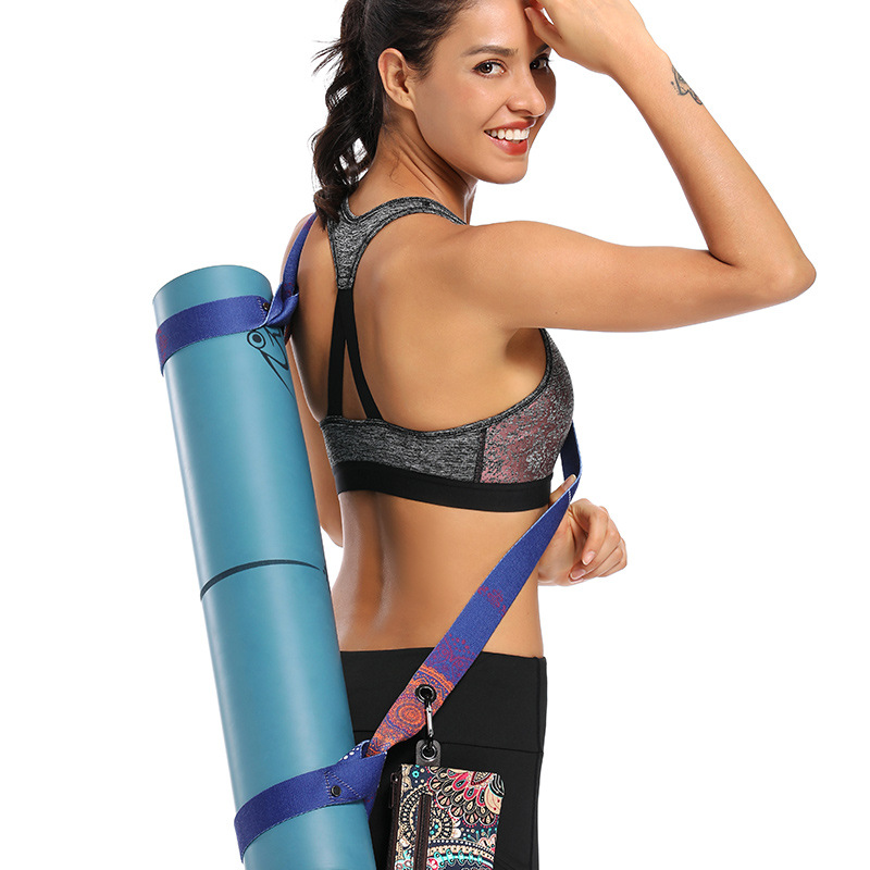 Sangle de tapis de yoga à motifs