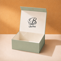 Échantillon Gratuit Boîte à Vêtements Pliante Rectangulaire Personnalisée en Carton OEM, Emballage Plat, Boîte Cadeau Magnétique Pliable en Papier