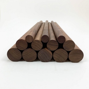 Round square Wood Base Black Walnut Base Lighting Base Coffee Wood Support Wood Products Accessories Processing - Product Image 6