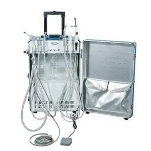 Unit gigi seluler, dengan unit penyedot kompresor udara bawaan, perlengkapan medis hewan peliharaan