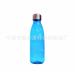 Eco Friendly Water Bottle 0001 Plastic Drinkware Solid Color Camping Use Transparent Blue Red One Piece Set - Product Image 2