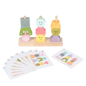 Hot New Products Fun Column <b>Matching</b> Manufacturer Direct Sale Montessori Educational Toys for Boys Girls - Product Image 1