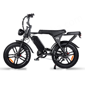 จักรยานไฟฟ้า C80 Fatbike 48v 15ah แบตเตอรี่ลิเธียมขนาดใหญ่ ขับขี่เร็ว ทุกสภาพอากาศ รุ่น V8 E C80 แบบสองที่นั่ง - Product Image 2