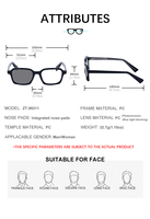 Lunettes de soleil photochromiques anti-lumière bleue UV400 carrées souples personnalisées avec logo rétro Partagas pour femmes et hommes