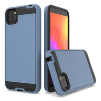 Huawei — coque de téléphone anti-rayures pour femmes, surface métallique brossée, pour Y5, Y9 Prime, Y8S, Y9P, Y5P