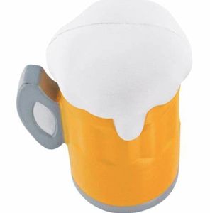 Pelota Antiestrés de Espuma PU con Forma de Lata de Cerveza, Personalizable con Logotipo, Regalo Promocional, Juguete Suave para Apretar - Product Image 1