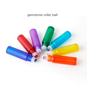 WOGU Empty Screw Essential Oil Roller Bottle Pink Purple Green Blue Red Cosmetic Tube 10ml Skincare Glass <strong>Roll</strong> <strong>on</strong> <strong>Perfume</strong> Bottle - Product Image 3