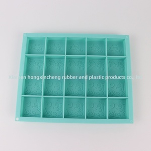 Square <b>Silicone</b> Chocolate Pudding Candy Gummy Mold Multi-Purpose Oven Safe <b>Baking</b> Mold - Product Image 4