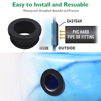 Bagues passe-câbles en caoutchouc silicone pour pare-feu automobile, protection de câbles, avec service de découpe pour trous de fixation