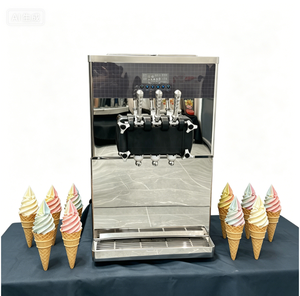 Machine à glace molle commerciale 3 saveurs avec système de refroidissement haute efficacité - Product Image 5
