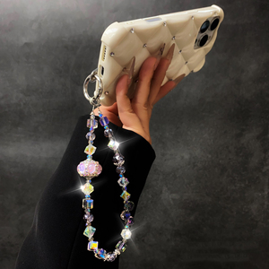 Lanterne <span class=keywords><strong>de</strong></span> luxe <span class=keywords><strong>bijou</strong></span> Bracelet <span class=keywords><strong>téléphone</strong></span> portable lanière Boutique <span class=keywords><strong>chaîne</strong></span> perlée main courte poignet pendentif Bracelet Clip lanière - Product Image 4
