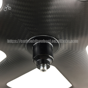 Облегченная колесная пара 700c с <span class=keywords><strong>5</strong></span>-спицевой колесной парой, 60 мм Глубина 25 мм ширина, углеродная пятиспицевая колесная система, дисковый тормоз 700c, дорожная колесная пара - Product Image 3