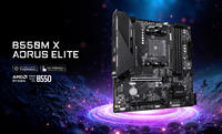Nouvelle carte mère de jeu pour ordinateur de bureau GIGABYTE B550M X AORUS ELITE DDR4 M.2 PCIE4.0 X16 SATA3.0 Socket AM4 2.5 GbE LAN B550