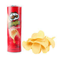 Chips de pommes de terre Pringle malaisiennes en gros, 134 g, chips de pommes de terre croustillantes classiques cuites