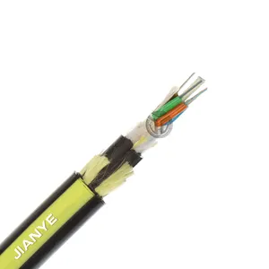 outdoor stranded 400m span ADSS fiber optic cable 4 / 6 / 12 / 24 /48 /96 core