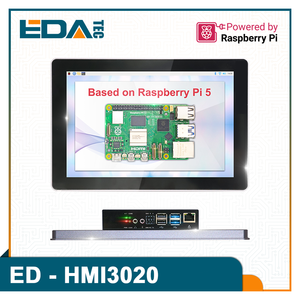 ชิปบอร์ดทำงานบนพื้นฐานของราสเบอร์รี่ Pi 5 Ed-hmi3020 BCM2712 2.4GHz Quad-core 64-bit แขน Cortex-A76ซีพียู8-megapixel กล้องหน้า HDML RA - Product Image 5