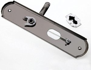 Nhôm hợp kim cửa xử lý phổ an ninh cửa xử lý cặp khóa dày bảng điều khiển xử lý Cửa Khóa hộ gia đình phần cứng - Product Image 6