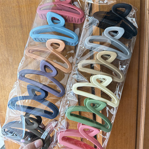 Pinzas <span class=keywords><strong>de</strong></span> Pelo <span class=keywords><strong>de</strong></span> Resina para Mujer, Color Sólido, Estilo <span class=keywords><strong>Dulce</strong></span>, para Fiestas, en Tamaños Grande, Mediano y Pequeño - Product Image 4