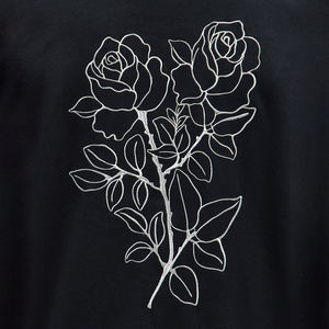 Sudadera con capucha personalizada informal de alta calidad transpirable anti-pilling Rose Thorns para hombre - Product Image 4